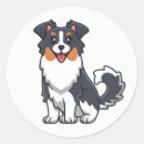 Buscar pastor australiano pegatinas Cachorro