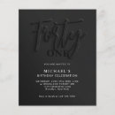 Buscar 45th birthday invitaciones Moderno