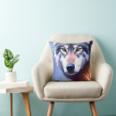 Buscar lobo salvaje cojines Hermoso