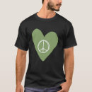 Buscar símbolo hippie hombre camisetas Símbolo de paz