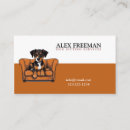 Buscar canape tarjetas de visita Perro