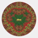 Buscar oro rojo y verde pegatinas Para ella