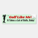 Buscar golfista pegatinas parachoque Club de campo