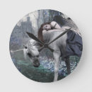 Buscar alas del ángel relojes de pared Fantasía