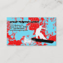 Buscar sports tarjetas de visita Snowboard