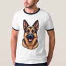 Buscar perro pastor camisetas Gsd