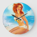 Buscar pin up relojes de pared Chica