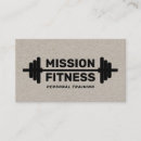 Buscar peso tarjetas de visita Instructor de fitness