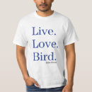 Buscar pájaros del amor camisetas El birding