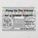 Buscar boombox invitaciones Ochenta