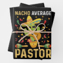 Buscar religioso papel de regalo Vintage