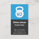 Buscar trainer tarjetas de visita Monograma