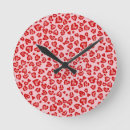 Buscar rojo sangre relojes de pared Para todos