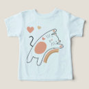 Buscar gatito del dibujo animado camisetas Cualquier niño