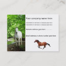 Buscar galope tarjetas de visita Funcionamiento