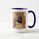 Buscar pintura del virgen maría tazas Jesús