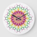Buscar bohemio relojes de pared Abstracto