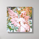 Buscar ángel azul lienzos Cementerio