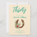 Buscar horseshoe invitaciones Acuarela