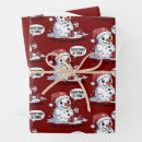 Buscar nieve papel de regalo Temporada de invierno