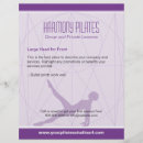 Buscar instructor de la yoga flyers Salud