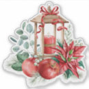 Buscar flores rojas brillantes pegatinas Vacaciones