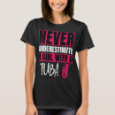 Buscar nunca subestime camisetas Para ella