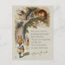 Buscar gato cheshire postales John tenniel