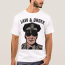 Buscar ley y orden camisetas Policía