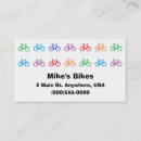 Buscar bicicletas tarjetas de visita Negocio