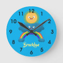 Buscar nube relojes de pared Colorido