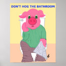 Buscar cerdo arte Humor de baño