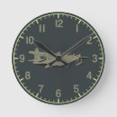 Buscar pilotos los aviones de relojes de pared Para él