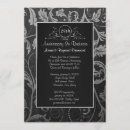 Buscar damasco de plata invitaciones Aniversario