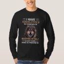 Buscar lobo malo camisetas Naturaleza