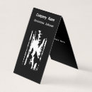 Buscar lobo tarjetas de visita Blanco y negro