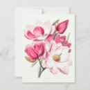 Buscar flores de la magnolia tarjetas Acuarela