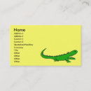 Buscar cocodrilo tarjetas de visita Animales