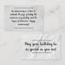 Buscar aniversario tarjetas de visita General y unisex
