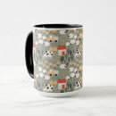 Buscar ovejas divertidas tazas Granja