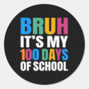 Buscar 100 días de escuela pegatinas Centésimo