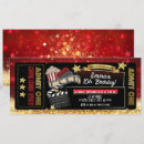 Buscar movie ticket invitaciones Película