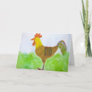 Buscar gallo tarjetas Acuarela