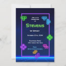 Buscar verde del neón invitaciones Para niños