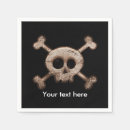 Buscar calavera servilletas Cruzado