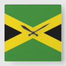 Buscar bandera jamaica de relojes de pared Patriótico