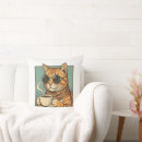 Buscar diseño retro cojines Gato