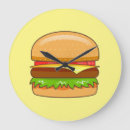 Buscar basura relojes de pared Hamburguesa