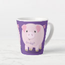 Buscar dibujo animado del cerdo tazas Lindo