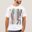 Buscar rayas coloridas camisetas Blanco